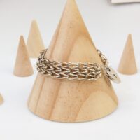 Fancy-Chain-Gate-Bracelet-Heart-Padlock-Silver-1967 6