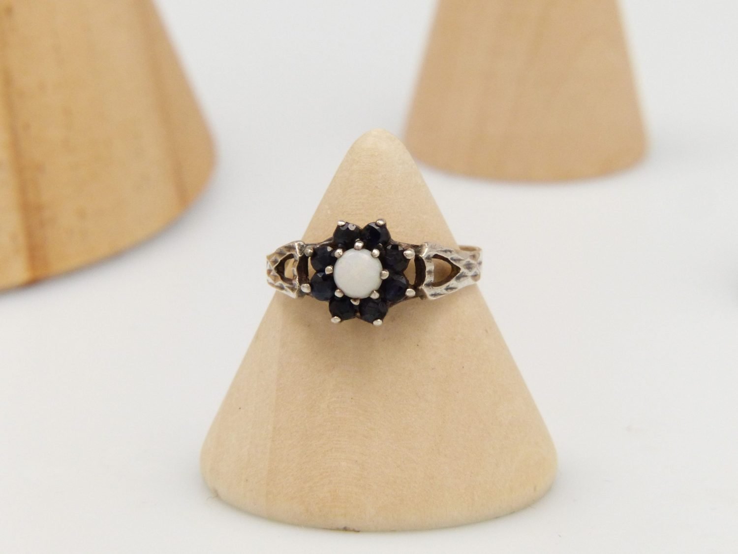 Black Diamond Rings | 1 1/4 Carat Vintage Black Diamond Ring