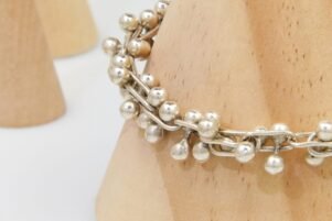 Vintage-Heavy-Chunky-Sterling-Silver-Bobble-Bracelet 7