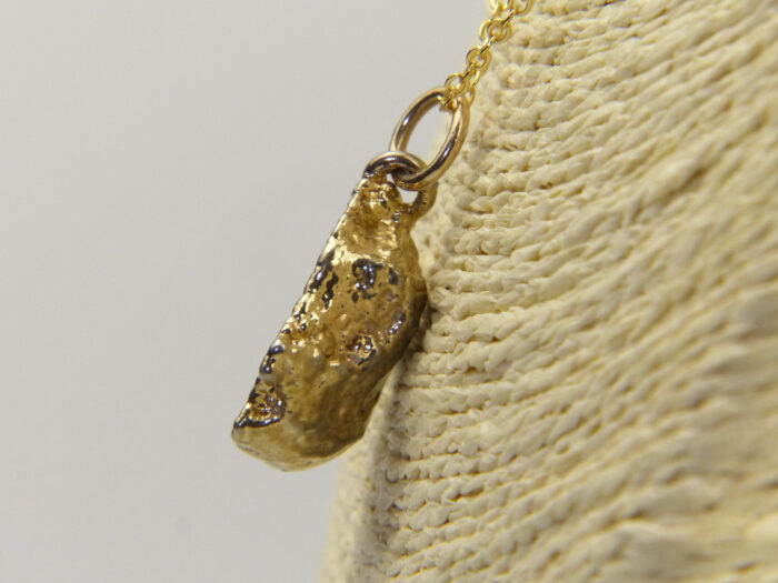 5 Gold Agate Crystal Pendant