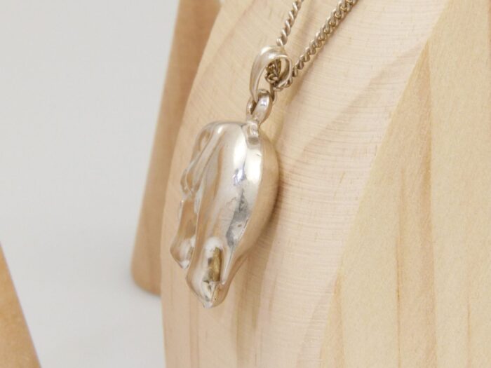 Silver Elephant Pendant Necklace 4
