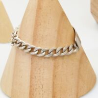 Vintage 1977 Halmark Silver Identity Bracelet 6