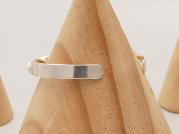 Vintage Silver Twisted Cuff Bangle Adjustable 4