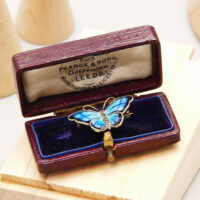 Hroar Prydz Norway silver enamel butterfly small 1