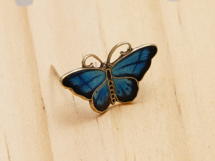 Hroar Prydz Norway silver enamel butterfly small 12