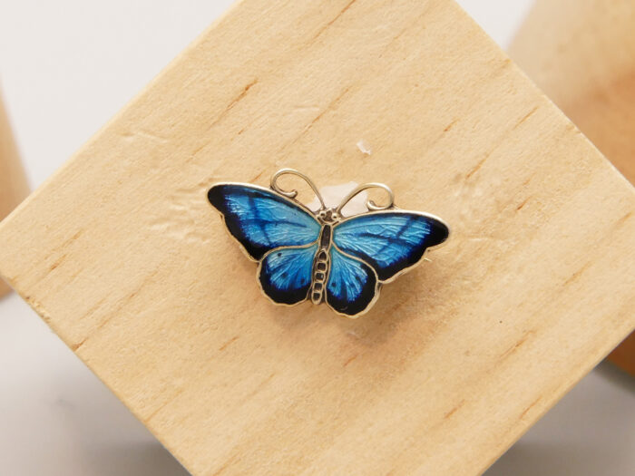 Hroar Prydz Norway silver enamel butterfly small 3