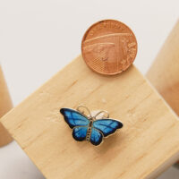 Hroar Prydz Norway silver enamel butterfly small 4