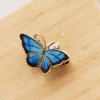 Hroar Prydz Norway silver enamel butterfly small 5