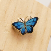 Hroar Prydz Norway silver enamel butterfly small 7