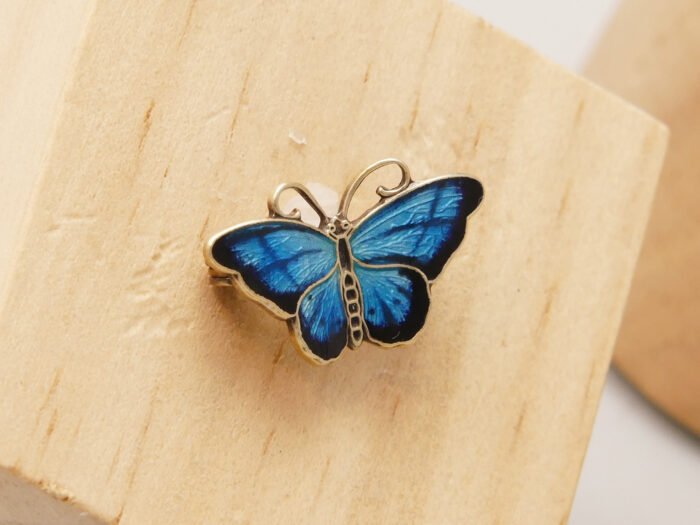 Hroar Prydz Norway silver enamel butterfly small 7