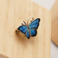 Hroar Prydz Norway silver enamel butterfly small 8