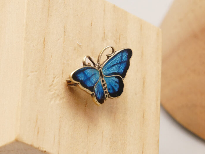 Hroar Prydz Norway silver enamel butterfly small 8