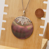 Mother of Pearl Abalone Silver Pendant Fruit Vegetable 2