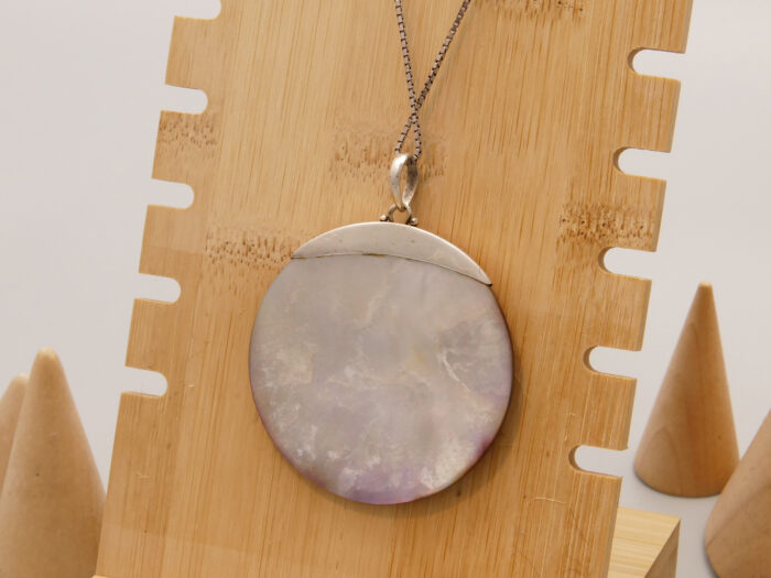 Mother of Pearl Abalone Silver Pendant Fruit Vegetable 6