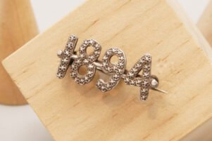 Victorian Silver Brooch 1894 3