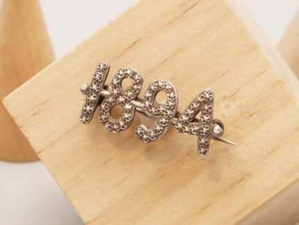 Victorian Silver Brooch 1894 3