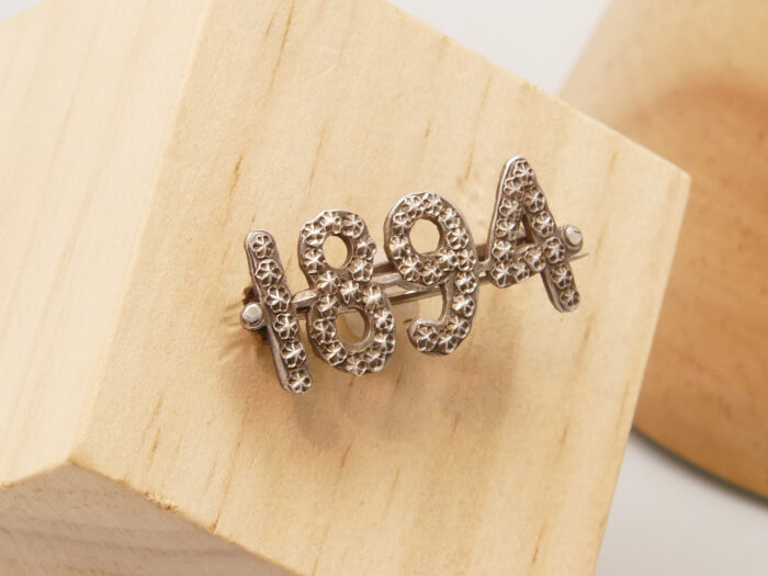 Victorian Silver Brooch 1894 5