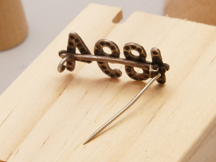 Victorian Silver Brooch 1894 8