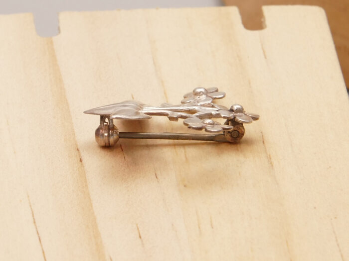Flower Bouquet Silver Brooch Hallmarked 1993 7