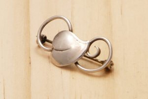 Silver Leaf Brooch Carl Ove Frydensberg Denmark 830 Silver 8
