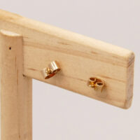 Vintage Ladybird Stud Earrings in 9ct Yellow Gold Hallmarked London 7