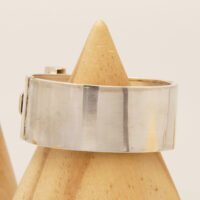 Victorian Belt Buckle Bangle Silver 5