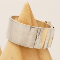Victorian Belt Buckle Bangle Silver 6