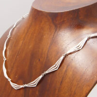 Fancy Link Sterling Silver Chain Necklace Kors Lichtenfels 1970 4