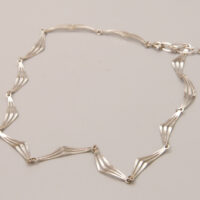 Fancy Link Sterling Silver Chain Necklace Kors Lichtenfels 1970 7