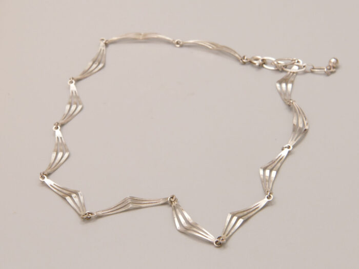 Fancy Link Sterling Silver Chain Necklace Kors Lichtenfels 1970 7