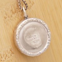 Marcasite Mandala Style Sterling Silver Locket Massingham 1957 3