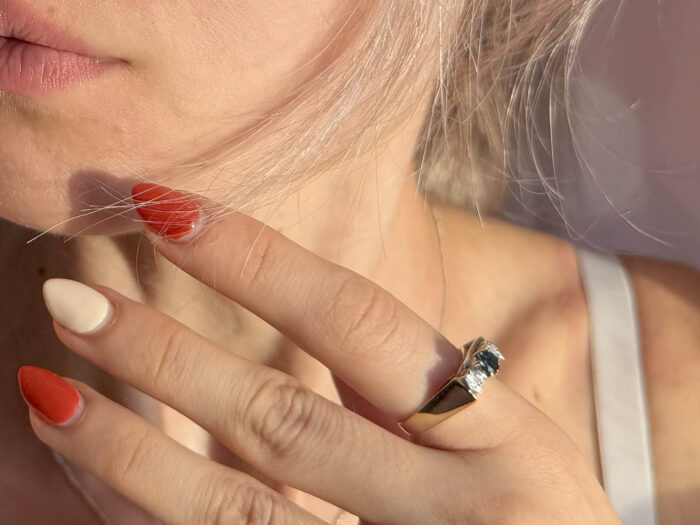 Blue Sapphire Diamond Trilogy Iryna 3