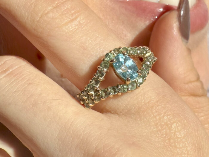 Topaz Eye Ring Iryna 1