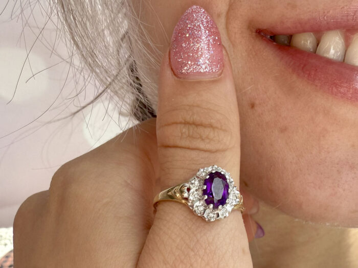 2 Amethyst ring 1
