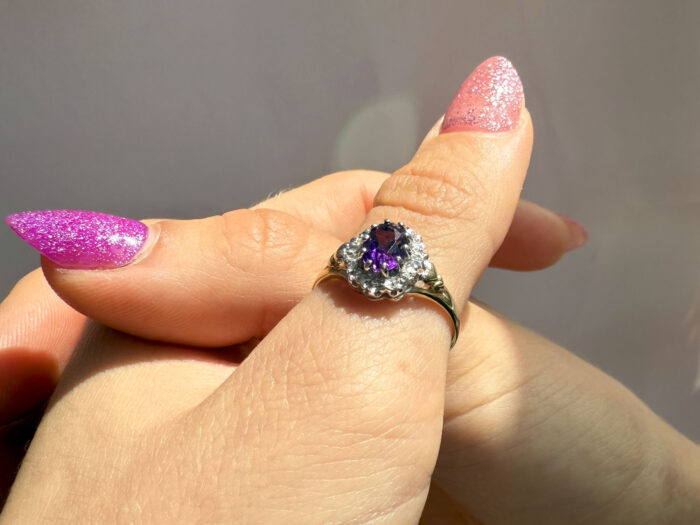 2 Amethyst ring 2
