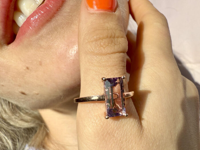 Rose de france rose gold ring 1