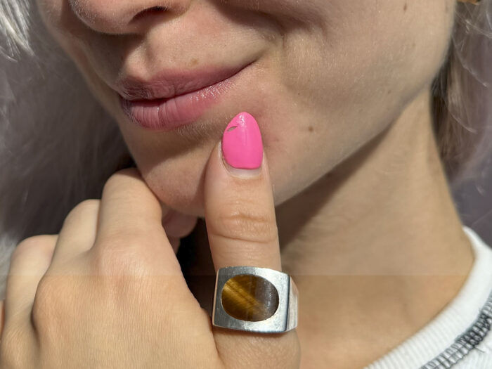 Vintage Tigers Eye Signet Ring Joachim S’Paliu 1970 1