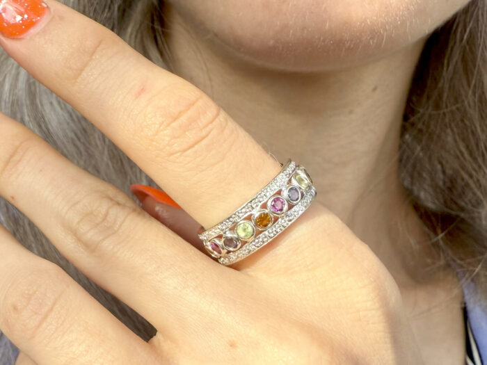 White gold eternity ring 1