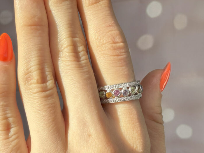 White gold eternity ring 2