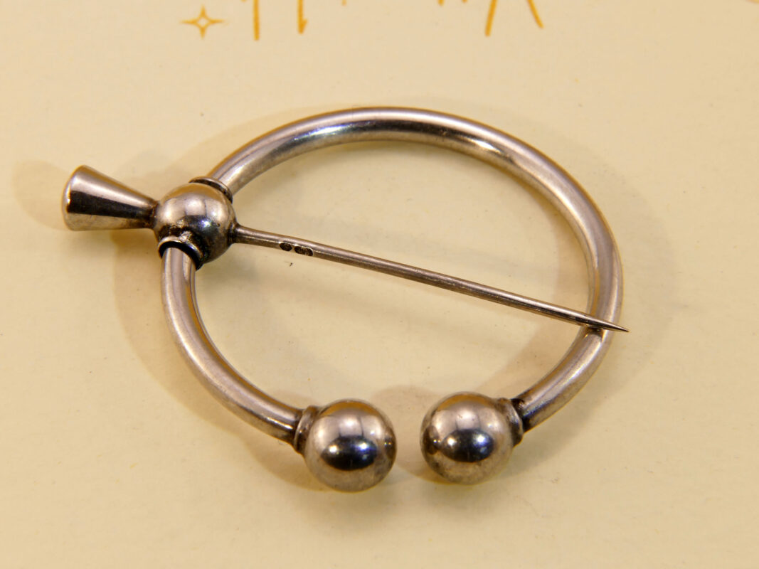 Johan Petterson Sweden 830 Silver Fibula brooch Celtic Penannular brooch 2