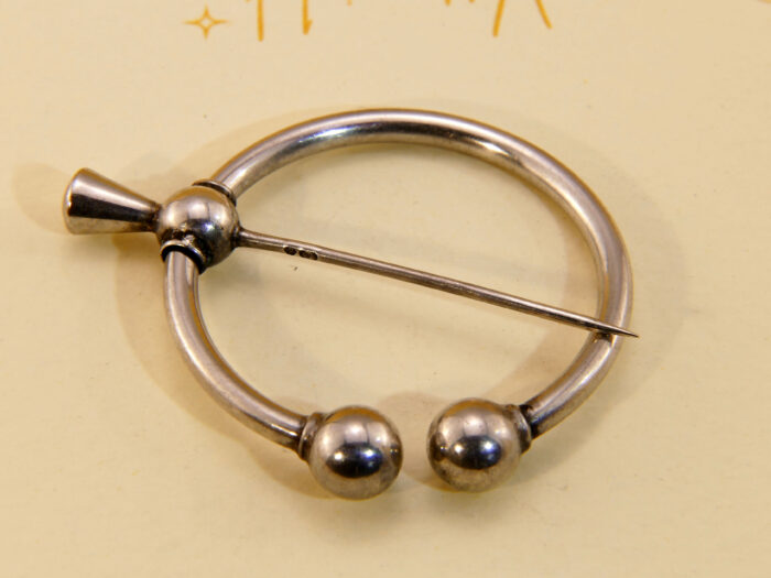 Johan Petterson Sweden 830 Silver Fibula brooch Celtic Penannular brooch 2
