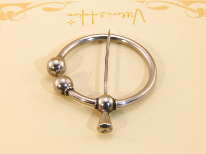 Johan Petterson Sweden 830 Silver Fibula brooch Celtic Penannular brooch 6